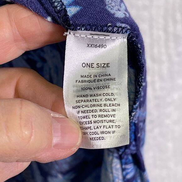 Treasure & Bond Navy Floral Mix Open Front Cardigan One Size NWT - Picture 4 of 6